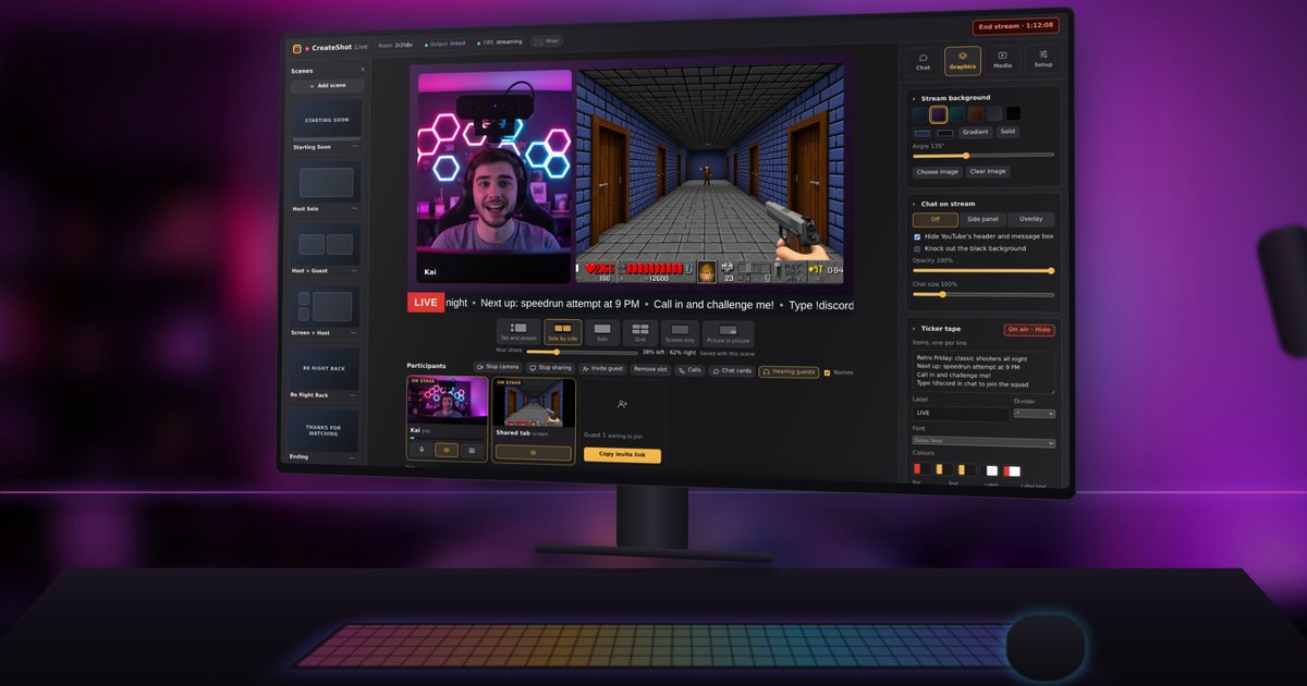 Android Video and image editor! + PC web app for OBS livestreams